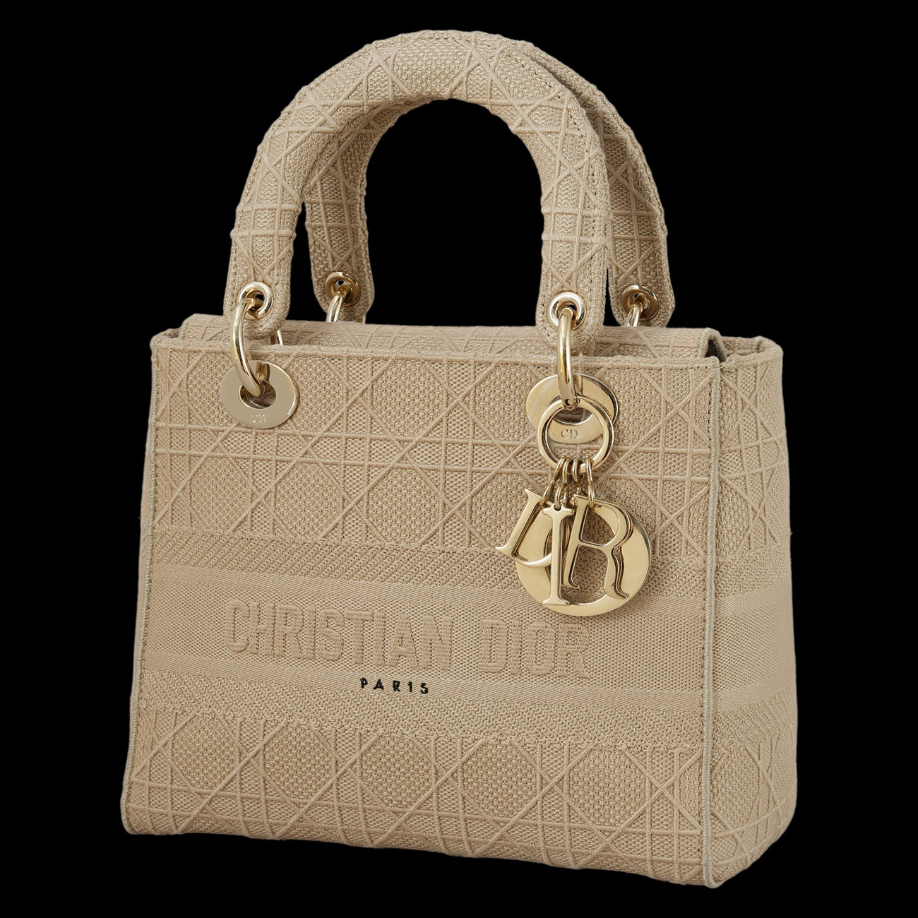 CHRISTIAN DIOR(USED)크리스찬디올 레이디 D LITE 미디엄 백
